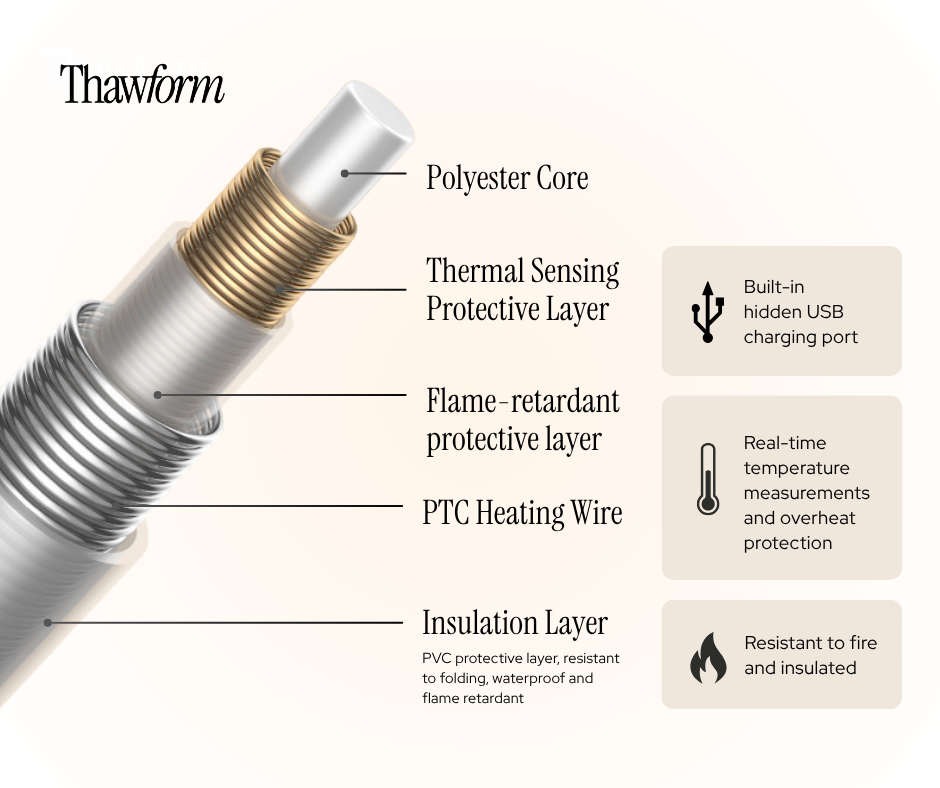 CloudWarm Portable & Wearable Thermal Blanket
